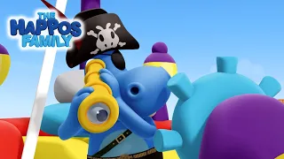 Pirate Ship | Compilation | The Happos Family Cartoon I Cartoon for Kids I Boomerang