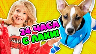 24 ЧАСА с СОБАКОЙ ЛАКИ! Что Мы БУДЕМ ДЕЛАТЬ с Моим ПЕСИКОМ?