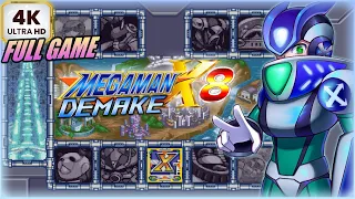 MEGA MAN X8 Demake 100% All Armor, Hearts & Sub-Tanks + Boss Rush FULL GAME 4K/60fps