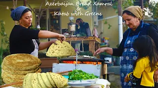 Bread That Can Be Stored For 10 Days Hamrali Azerbaijan Cuisine | Kutab with Green