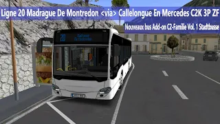 Omsi 2 Ligne 20 En Nouveaux bus Mercedes C2K 3P ZF