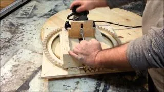 Router Jig - Cutting Spirals with Homemade Tool