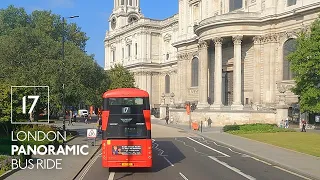 London Bus Ride | Route 17 | London Bridge to Archway via St. Paul's, King's Cross and Holloway