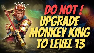 this is what happens if you upgrade him to level 13 💀🥹 || monkey King gameplay ||Shadow Fight Arena