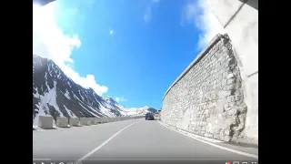 Better on a Harley!  5 Passing traffic,hairpin turns, gorgeous narrow Susten Pass, Switzerland