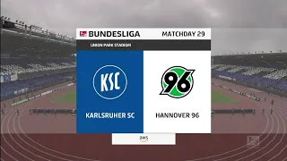 FIFA 23 | Karlsruher SC vs Hannover 96 - Bundesliga | Gameplay