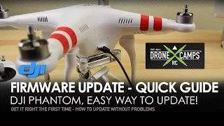 DJI Phantom 2 - FIRMWARE Update, Quick Tutorial