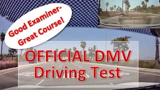 Official DMV Road Test - Confident and Calm - GREAT Driving Course