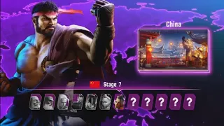 Street Fighter 6: Ryu arcade mode