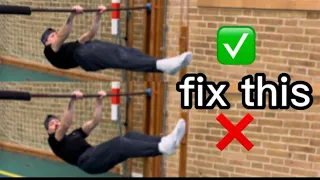 How To Fix Hip Problem & Correct The Form (For Frontlever)