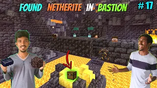 Looting Blaze Rod, Netherite, Ancient Debris in Nether- Day 17 in Minecraft | Tamil