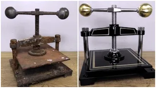 Antique Book Press Restoration With Amazing Outcome