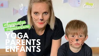 YOGA ENFANTS-PARENTS 😻 #happyetzenenquarantaine