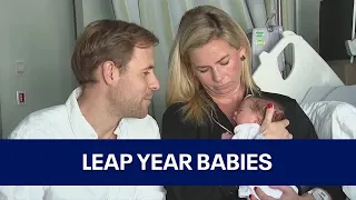Leap Year Baby: Couples celebrate their newborns