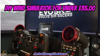 DIY SIM RACING WIND SIMULATOR