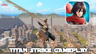 Titan Strike Gameplay (Android,iOS) - Attack on Titan Mobile Fan Game