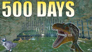 We Survived 500 Days In Center Pearl Cave  | Ark PvP Full Wipe