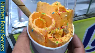 Yummy Tawa Ice Cream Street Food Pakistan - Kitchen Food Secrets