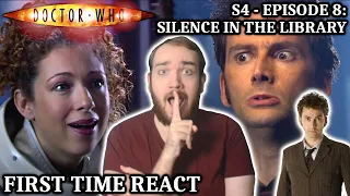 FIRST TIME WATCHING Doctor Who | Season 4 Episode 8: Silence in the Library REACTION