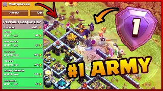 I COPIED THE ARMY OF GLOBAL #1 PLAYER ✅ THEN THIS HAPPENED!!! 🔥🔥🔥 | LEGEND LEAGUE | CLASH OF CLANS