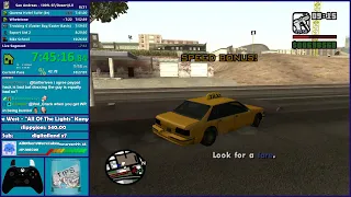 GTA San Andreas 100% Speedrun Practice & GTA V Trevor% - Hugo_One Twitch Stream - 7/10/2018