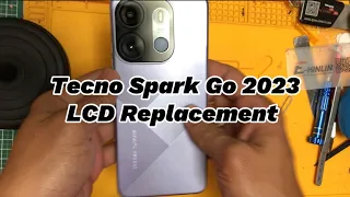 Paano Mag palit ng LCD : Tecno Spark GO 2023