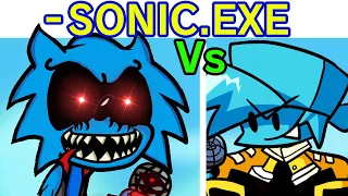 Friday Night Funkin' VS Minus SONIC.EXE FULL WEEK + Cutscenes & Endings (FNF Mod/Hard/Secret) Scary