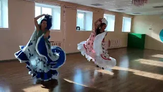 Gypsy dance Nataliia Kulishenko - Цыганский танец- тренировка Наталии Кулишенко в Эстонии