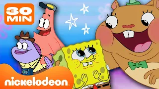 SpongeBob | SpongeBob i Patryk zaprzyjaźniają się z INNYMI stworzeniami | Nickelodeon Polska