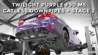 Supersprint Catless Downpipes + Stage 2 Remap for Twilight Purple F90 M5