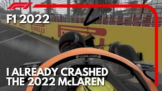 I Already Crashed The 2022 McLaren | F1 Game