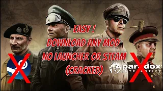 Very Simple Way to Download ANY Mod For HoI4 WITHOUT Launcher Or Steam CRACKED