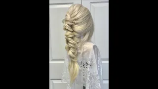 Beautiful Boho Bridal Hair Tutorial Braid Style