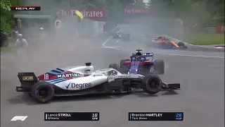 A lap around the Circuit Gilles-Villeneuve but it‘s only crashes, spins and incidents
