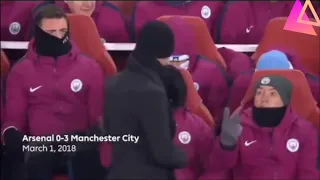 Every time Arteta didn't celebrate against Arsenal at Man City | #yippee007