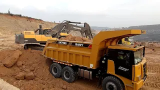 Sany Mining Truck SKT90S Off Highway Wide Body Truck #Sany #Sanymining #60ton Dumper #Miningtruck