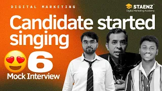 🔥🔥 Best Digital Marketing Mock Interview | STAENZ Academy | Interview Questions for Fresher | Ep 06