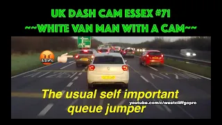 UK Dash Cam Essex Compilation #71 - White Van Man With A Cam