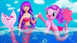 9 DIY Barbie and My Little Pony Mermaid Hacks