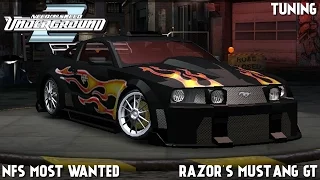 NFS Underground 2: Tuning - Razor's Mustang GT (NFSMW)