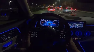 2023 Mercedes EQB 250 [66.5 kWh, 190 HP] POV NIGHT ride (Ambient light) #72 CARiNIK