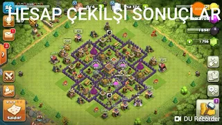 Clash of clans hesap çekilişi sonuçlar