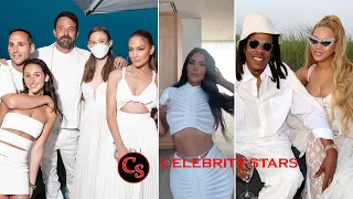 Kim Kardashian & Other Famous Celebs at Michael Rubin’s 4th of July White Party - VIDEO