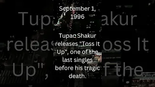 September 1, 1996 - Tupac Shakur's "Toss It Up" Release #music #hiphop #rap #tupac