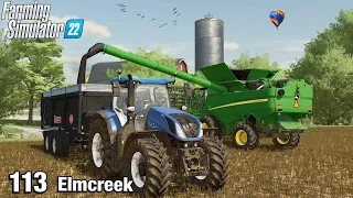 GETTING THE BIG COMBINE TO WORK - Farming Simulator 22 FS22 Elmcreek Ep 113