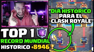 ESTE JUGADOR ROMPE EL RECORD HISTÓRICO 8946 COPAS en CLASH ROYALE ! ! | DrekzeNN | Clash Royale