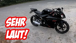 Ich fahre die ÄLTESTE Yamaha YZFR 125! | Auspuff manipuliert! | Hartriders