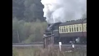 75029 departs Levisham on the NYMR