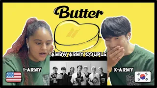 BTS (방탄소년단) ‘Butter’ Official MV | reaction | AMBW ARMY Couple | I-ARMY & K-ARMY | ENG/KR