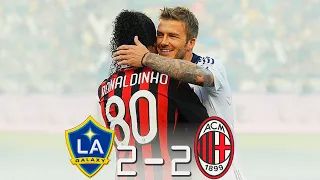 LA Galaxy 2 - 2 AC Milán (Beckham x Ronaldinho) ● Friendly 2009 | Extended Highlights & Goals